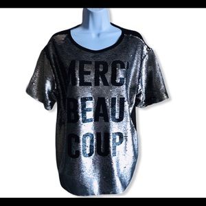 💜NWOT Imperial Italian Brand new Sparkle top